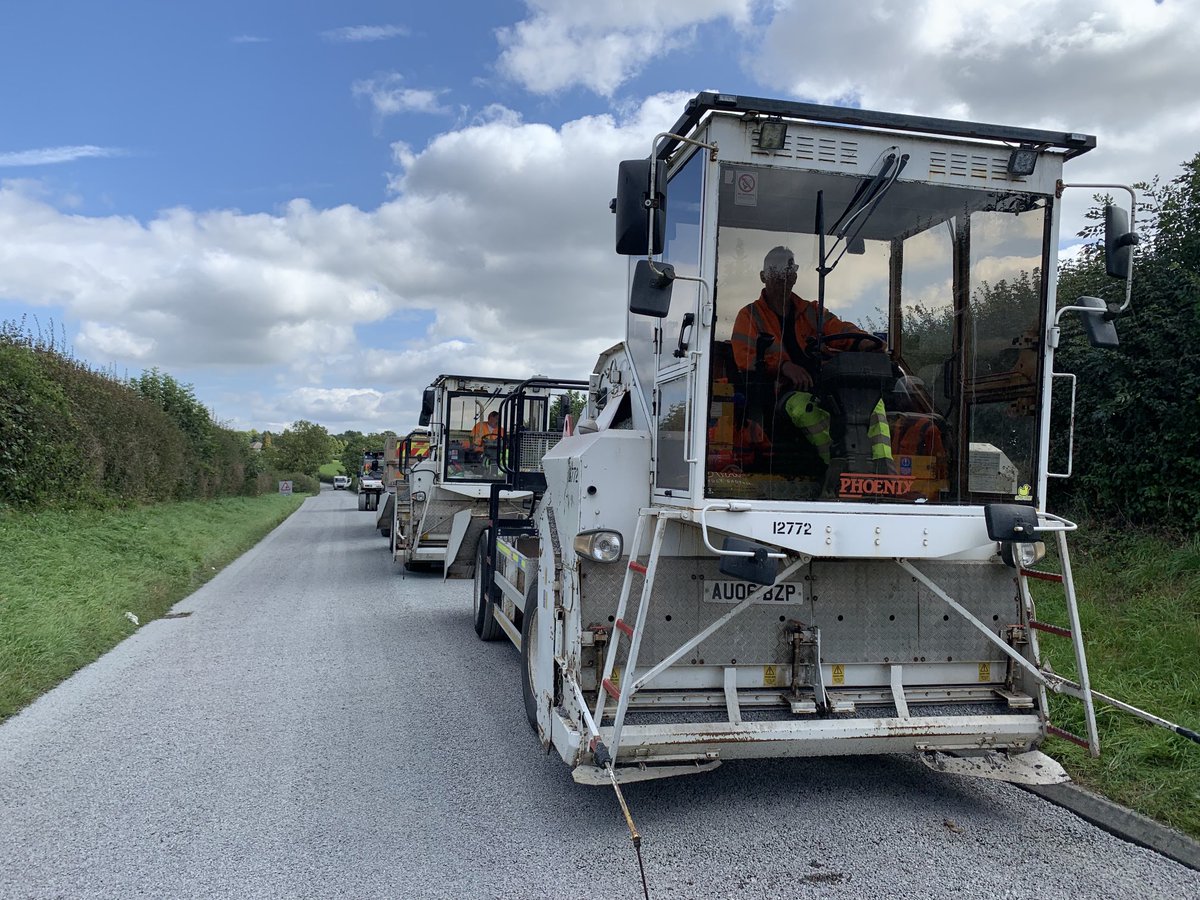 We’re out with ⁦@LeicsCountyHall⁩ Highways as they prepare the roads for the winter months ahead! More @bbcemt @1330