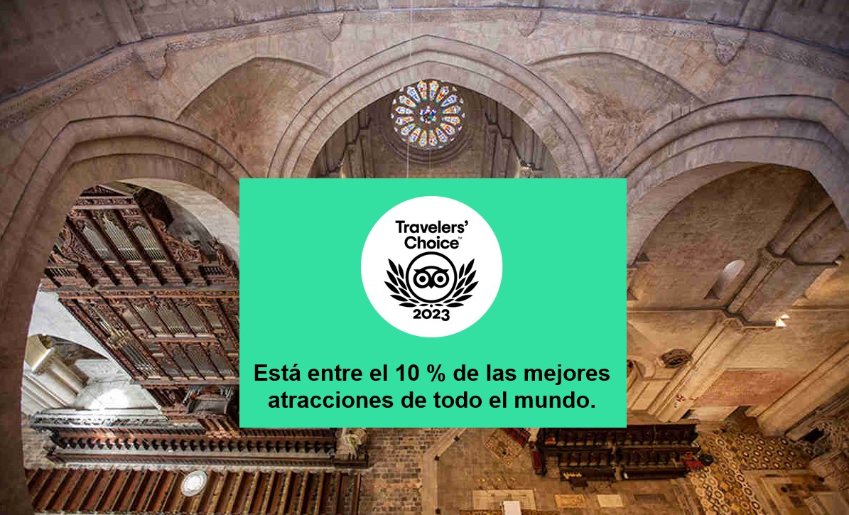 CatedralTGN's tweet photo. La Catedral de Tarragona ha sido reconocida por Tripadvisor con el Travellers' Choice 2023, incluyéndola en el listado de visitas destacadas a nivel mundial.

#catedraldetarragona #catedral #cathedral #TARRAGONA #Catalunya #Cataluña @Tripadvisor @TripadvisorES @TGNturisme https://t.co/uf6xNiFymf