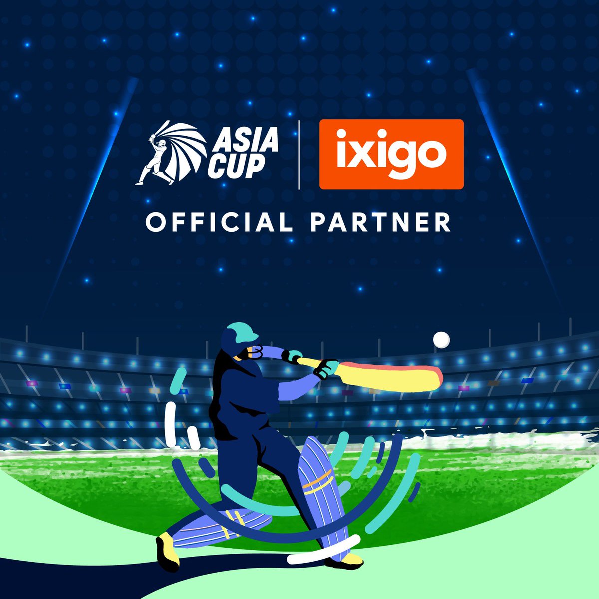 alokebajpai's tweet photo. Proud to announce that @ixigo is co-sponsoring Asia Cup Cricket 2023 🤝🏏#AsiaCup https://t.co/utXSKXQJSi