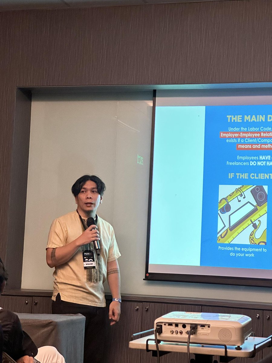 PAWA_Official's tweet photo. On 20 August 2023, PAWA went to the Philippine GameDev Expo 2023 as guest speakers about artist's labor concerns and payment issues. It was a packed event. Thank you for those who attended!

More PAWA to all of us! https://t.co/cjspNv3hU5