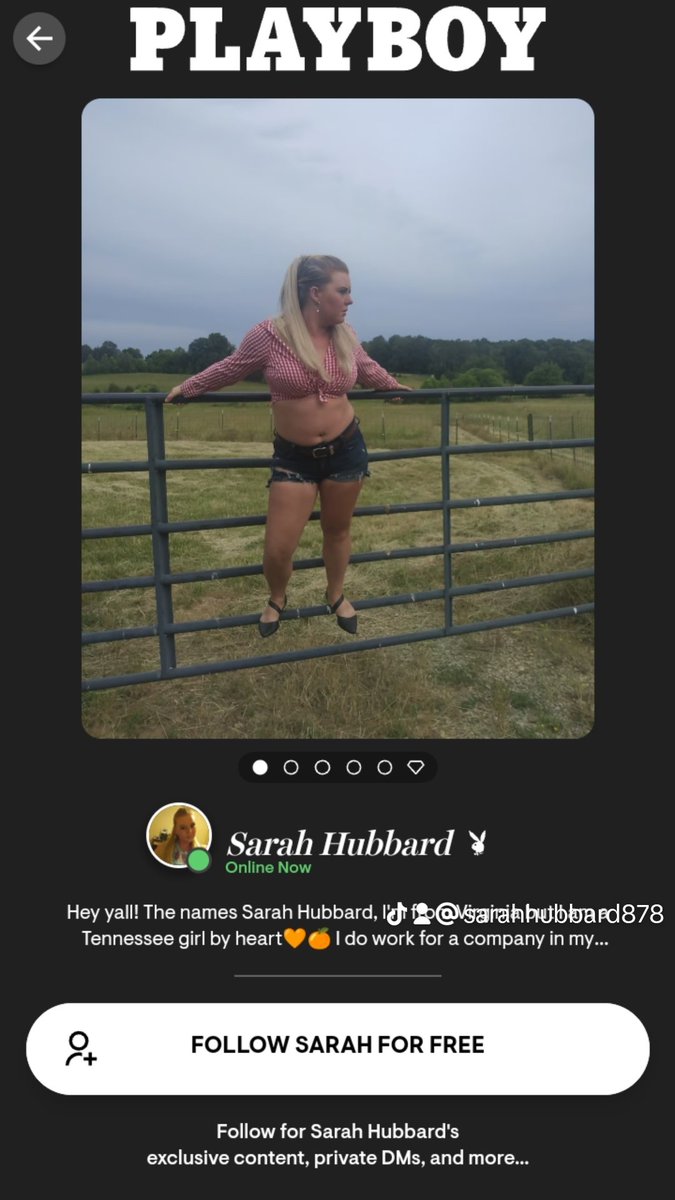 Sarah98447524's tweet photo. Hey everyone go check out my Play boy account and subscribe please and thanks🧡🍊 it's www.playboy/app/tennesseegirl24 https://t.co/MHEgX10DVg