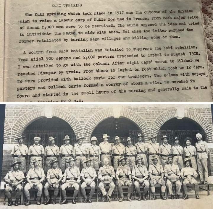 CaromoiTouz's tweet photo. High time the @GOI in the Centre acknowledges the existence of the Anglo-Kuki War in the History books. The #Kukis were subjugated by the Britishers then, and now even the #IndianGovt is doing the same thing. Who is worse? British or Indian Govt if the wrongs cannot be corrected? https://t.co/hpw56AF6LL