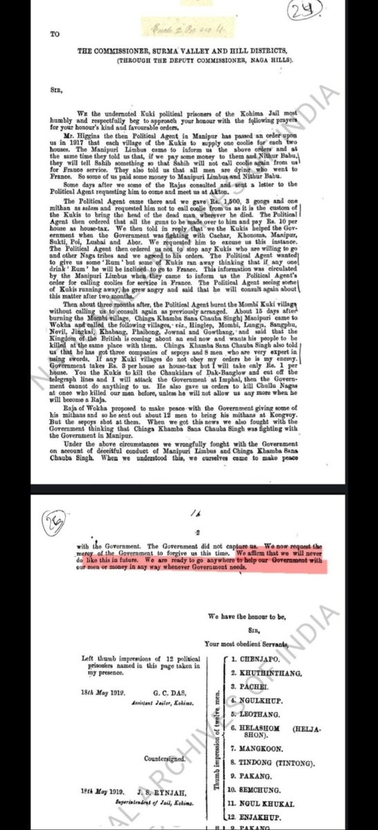 CaromoiTouz's tweet photo. High time the @GOI in the Centre acknowledges the existence of the Anglo-Kuki War in the History books. The #Kukis were subjugated by the Britishers then, and now even the #IndianGovt is doing the same thing. Who is worse? British or Indian Govt if the wrongs cannot be corrected? https://t.co/hpw56AF6LL