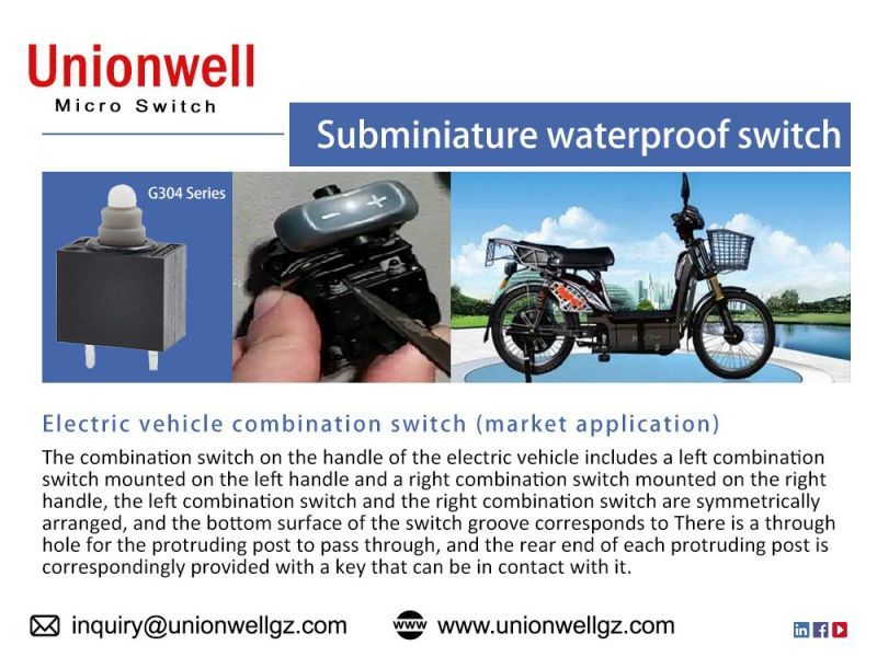 Electric vehicle combination switch