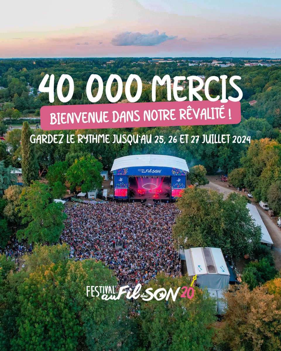 ON N'A PAS LES MOTS ✨
40 000 de vous, nous n'aurions pas imaginé cela même dans nos rêves les plus fous ! Vous avez fait de ce 20e anniversaire un rêve dans la réalité !