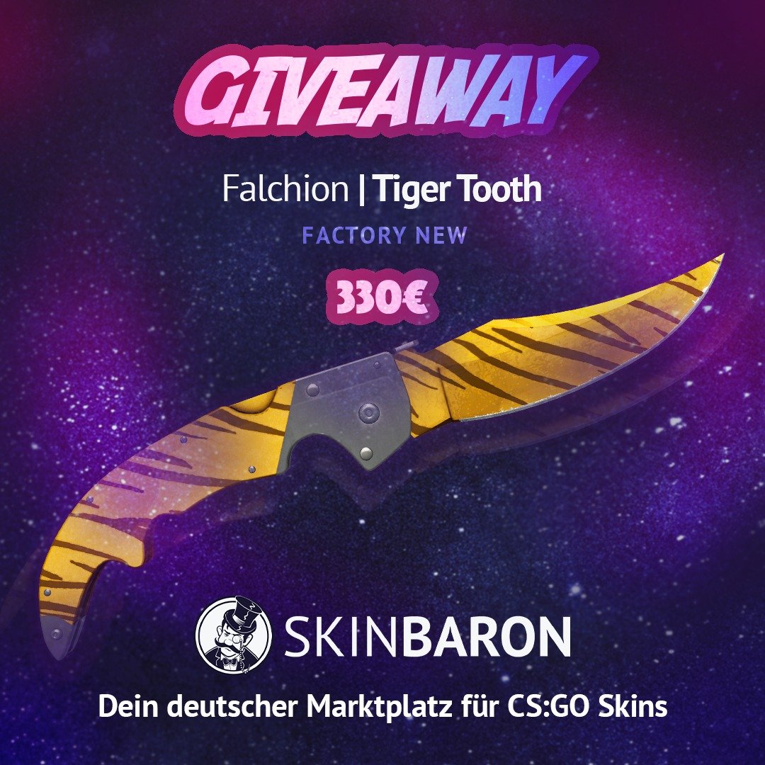 HOLT EUCH AB DEN ZAHNSTOCHER!
1. FOLGT <a href="/SkinBaronDE/">SkinBaron.de</a>
2. FOLGT <a href="/Filow1337/">Filow</a>
3. DEN POST LIKEN UND KOMMENTIEREN