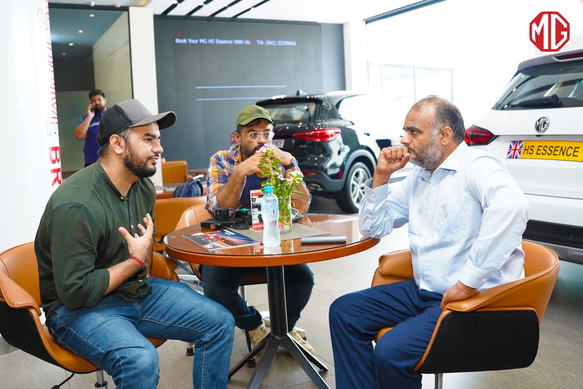 MGPakistan's tweet image. The exciting third and final day of MG visit was concluded with presence of Irfan Junejo and other media professionals, gaining a firsthand experience of the impressive MG Dealership and bearing witness to the cutting-edge marvel, the MG Plant.

#MGPakistan #iloveMG