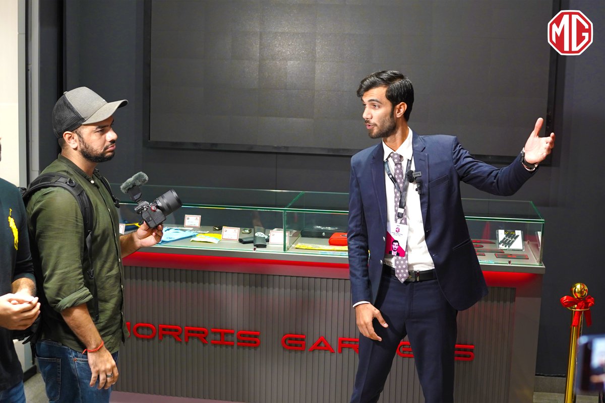 MGPakistan's tweet image. The exciting third and final day of MG visit was concluded with presence of Irfan Junejo and other media professionals, gaining a firsthand experience of the impressive MG Dealership and bearing witness to the cutting-edge marvel, the MG Plant.

#MGPakistan #iloveMG