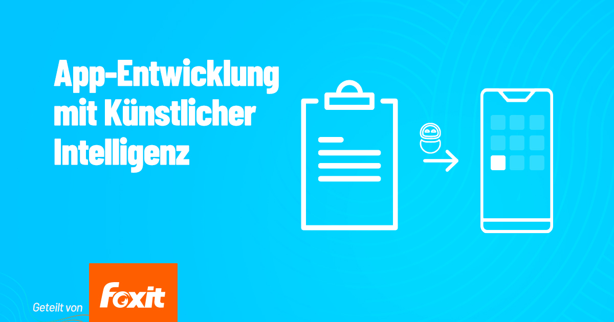 foxiteurope's tweet image. App-Entwicklung mit Künstlicher Intelligenz #CoolNews 
bit.ly/3QSBVfP
#AItoAPP #TexttoApp #KI