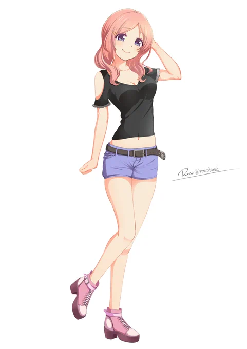 ハチナイのあの子(/・ω・)/#花山栄美#ハチナイ水着 #八月のシンデレラナイン 