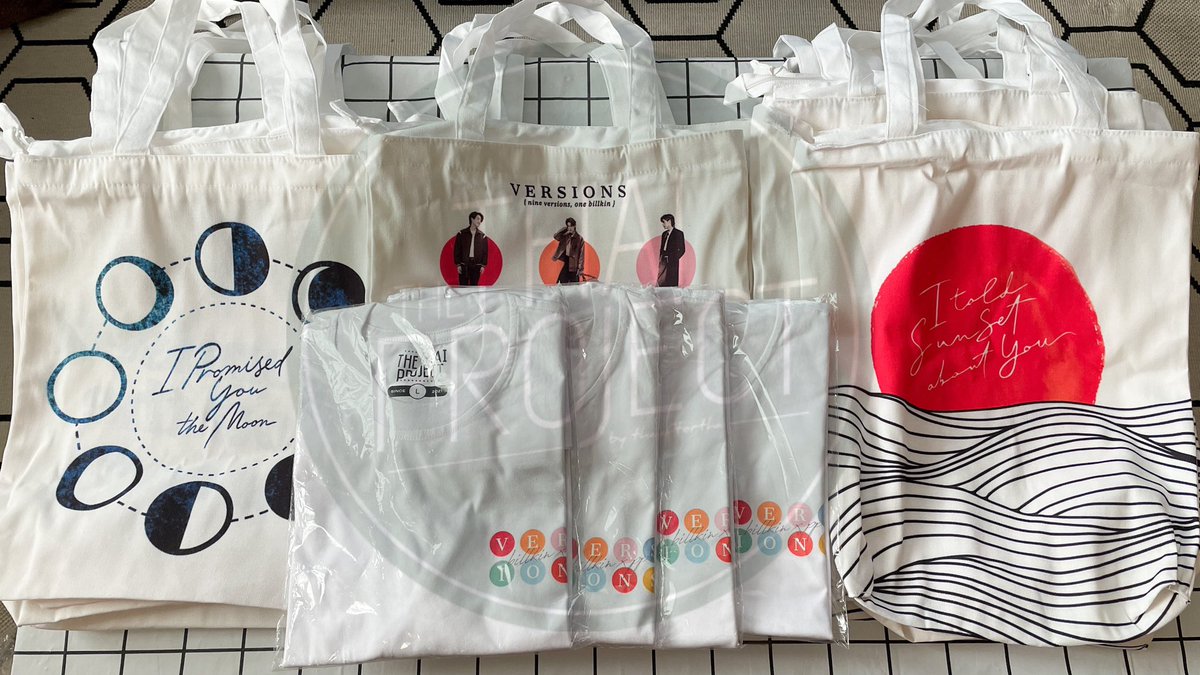 thethaiproject's tweet photo. [ UPDATE ]

RE: BKPP VERSIONS &amp; ITSAYxIPYTM

All shirts and tote bags are already onhand. Just waiting for the freebies and packing materials before I start packing them per order no.

Will post extras after packing all the orders.

Thank you ✨

#TTP_Updates
#TheThaiProject https://t.co/yLg9LKyked