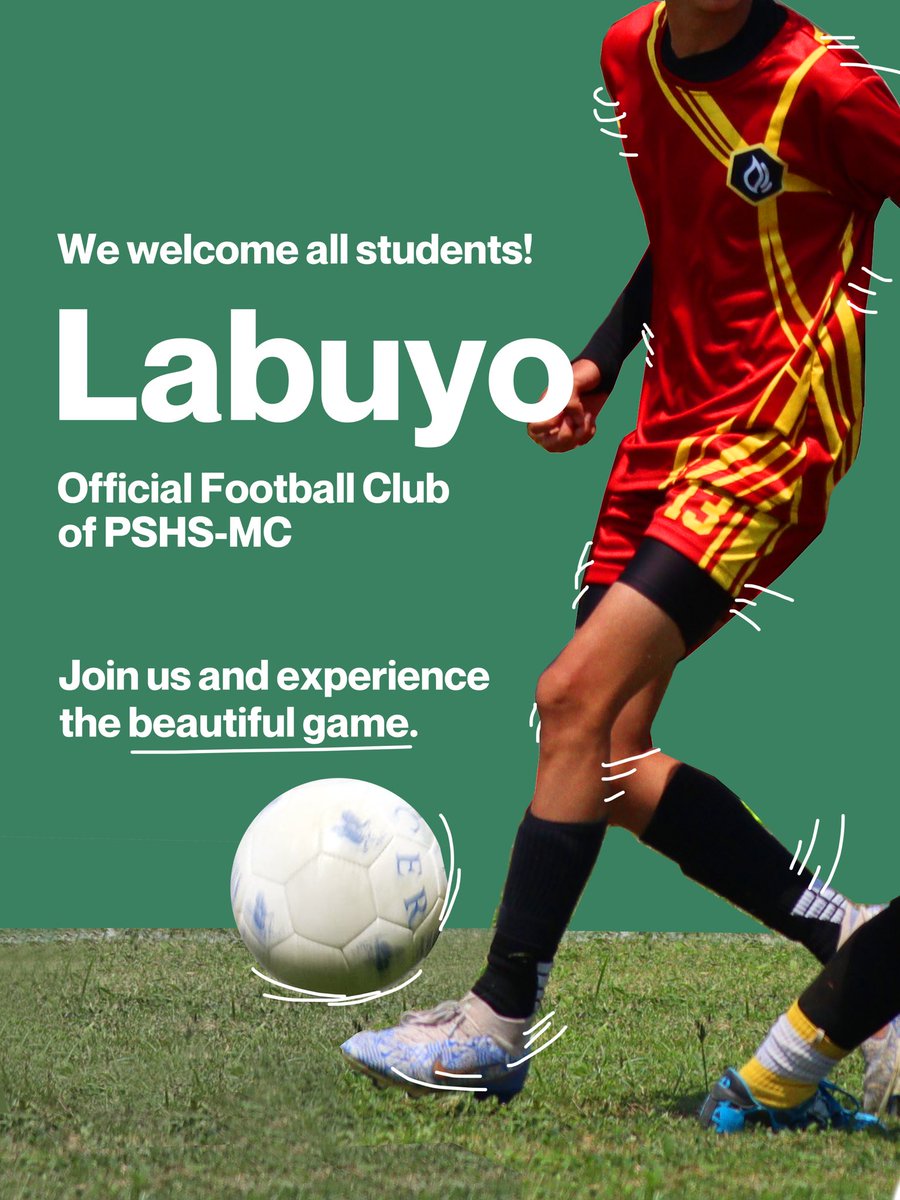 PisayLabuyo's tweet photo. Hey Pisay!

Missed kicking balls 🤨? Come try the football minigames we prepared in this year's club fair! 🕹

See you at the gym on August 23 and 24, 1-4 pm! ⚽ https://t.co/8CvNedgbPe
