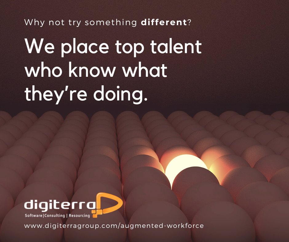 Imagine having access to subject matter experts that can deliver value immediately. Our talent has the capabilities and expertise to take your business to the next level. You take care of your business and we will take care of the rest...

#augmentedworkforce #toptalent