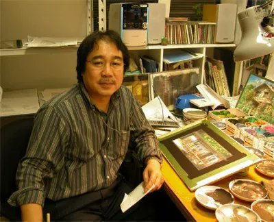 faustianovich's tweet photo. Adiós al exquisito Nizo Yamamoto, dibujante, ilustrador y director artístico en largometrajes y series de animación. La gran mayoría de fondos paisajísticos de las producciones de los estudios Ghibli son suyos: LA PRINCESA MONONOKE, EL VIAJE DE CHIHIRO, EL CASTILLO EN EL CIELO... https://t.co/SGNKPa2lRC