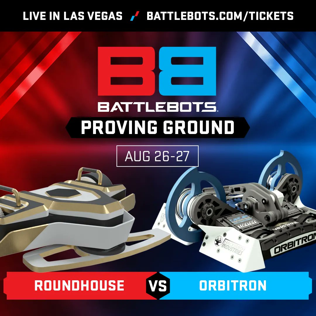 Another awesome BattleBots Proving Ground matchup coming to Las Vegas this weekend. Get tickets: battlebots.com/tickets