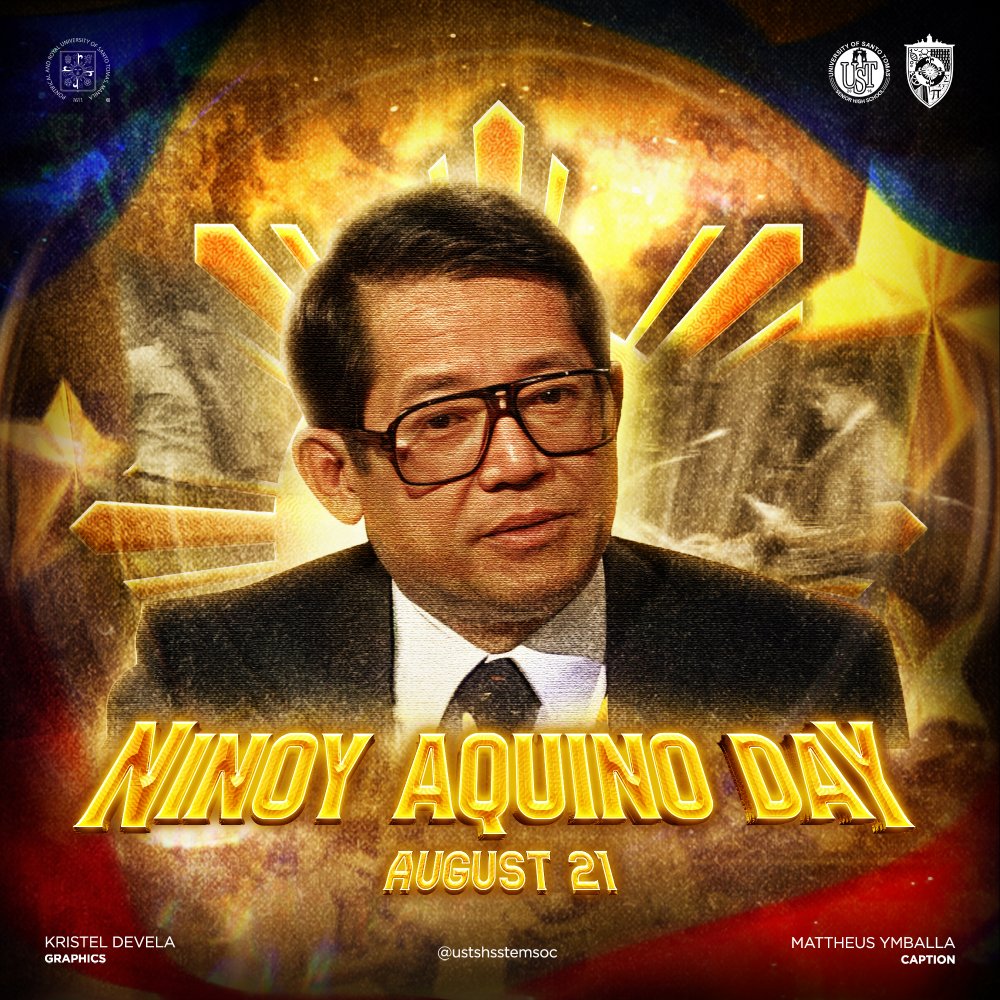 ustshsstemsoc's tweet photo. “The Filipino is worth dying for.” 🕊

On this day, let's unite on this Ninoy Aquino Day to promise the freedom he envisioned for Filipinos. 🇵🇭 https://t.co/6H3brreBoj