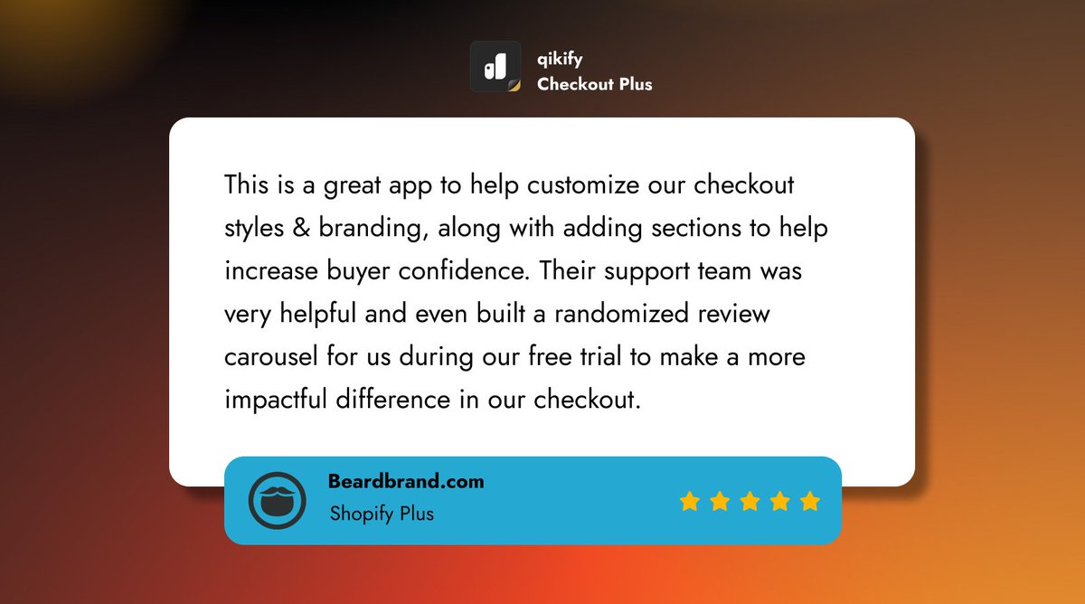 byqikify's tweet photo. ✅Custom checkout style & branding
✅Increase buyer confidence
✅Support building custom extension
✅Helpful support team
And more for you to create a high-converting checkout page. #qikify #checkoutplus https://t.co/qLVqTWhD7H