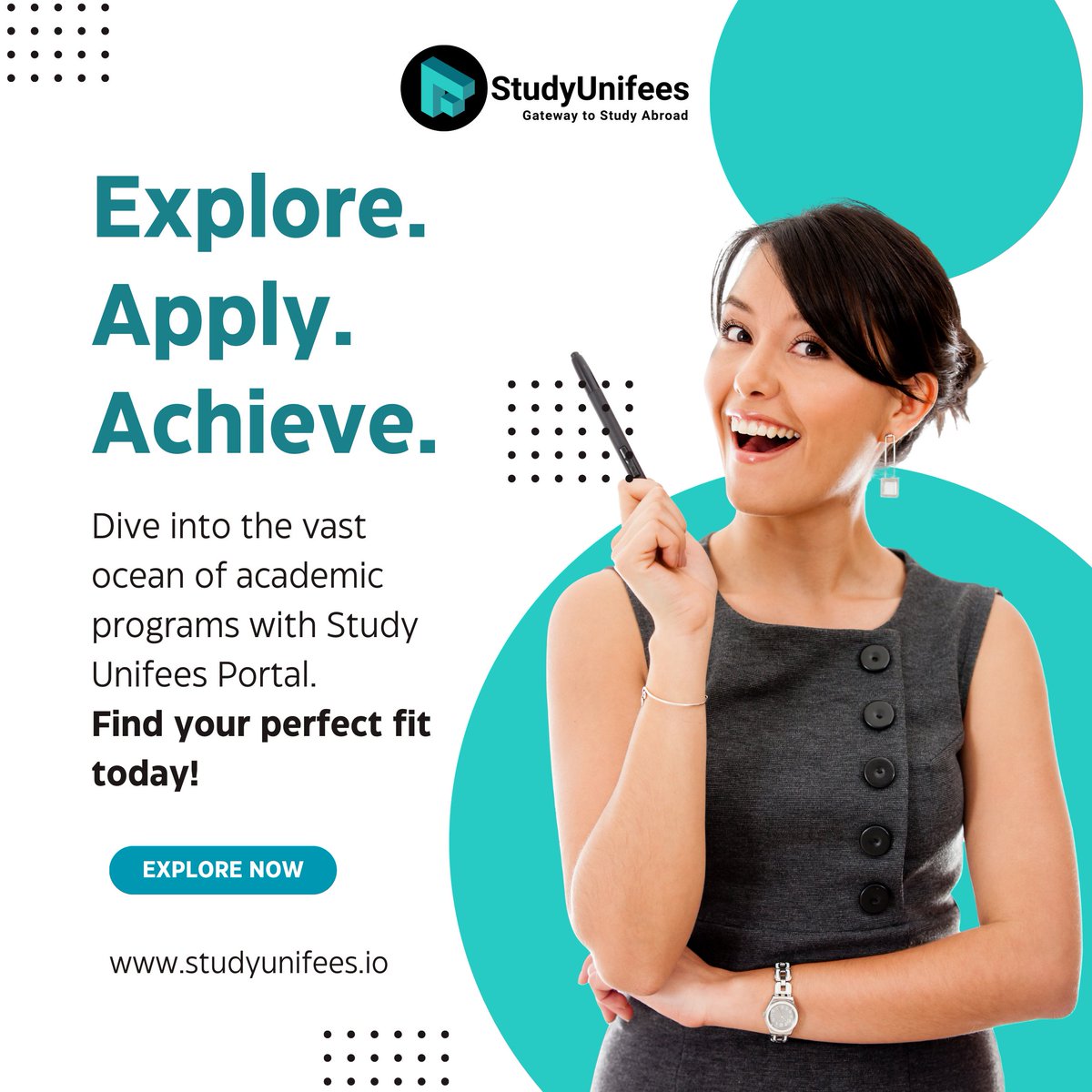 🎓 Dive into the vast ocean of Study Abroad programs with the Study Unifees Portal!

🌐 Experience the power of AI as you explore a wide range of programs, universities, and countries all in one place. 🌐 

studyunifees.io