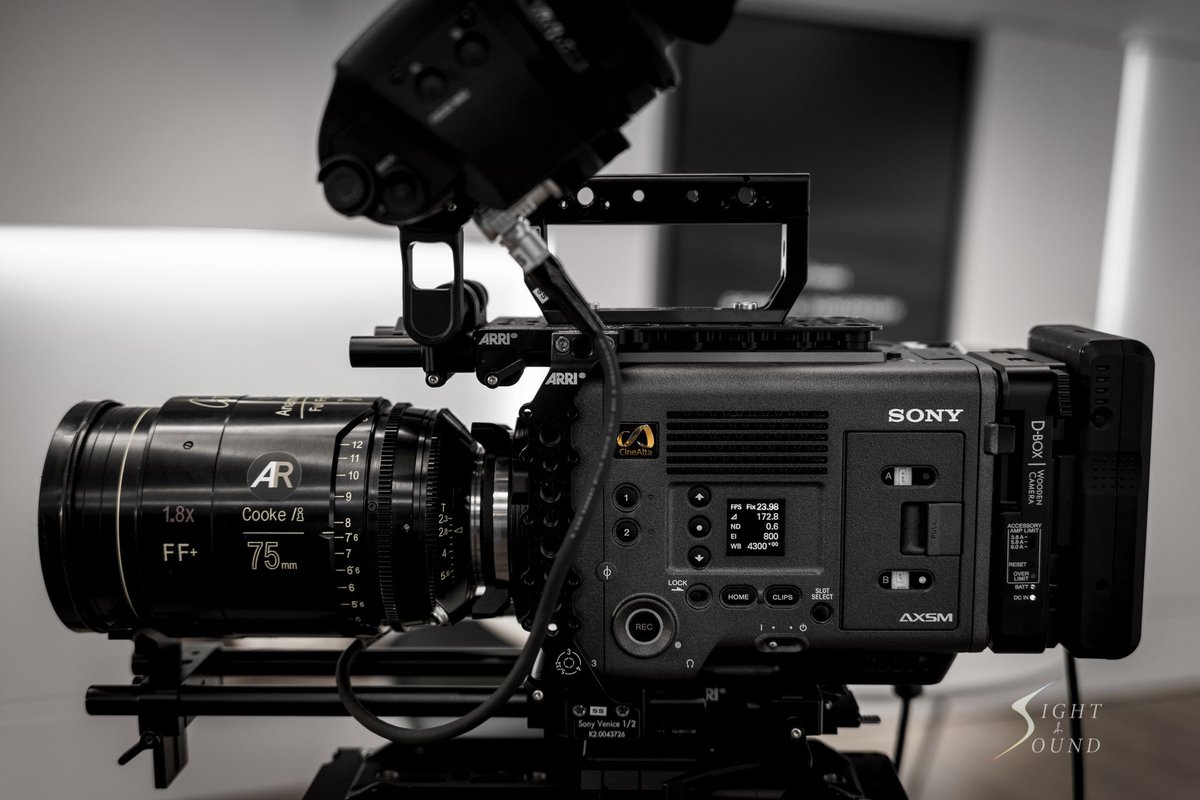 SightSoundNY's tweet photo. Client asked for large format, #anamorphic set-up for interviews so we delivered our @Sony Venice 2 + @CookeOptics FF Anamorphics -> a perfect match.  8k #opengate &amp; in-camera de-squeeze were a dream combo for 1.8x.  Our #a1 provided an additional angle in a tight spot. #CineAlta https://t.co/jHM41gzGVN