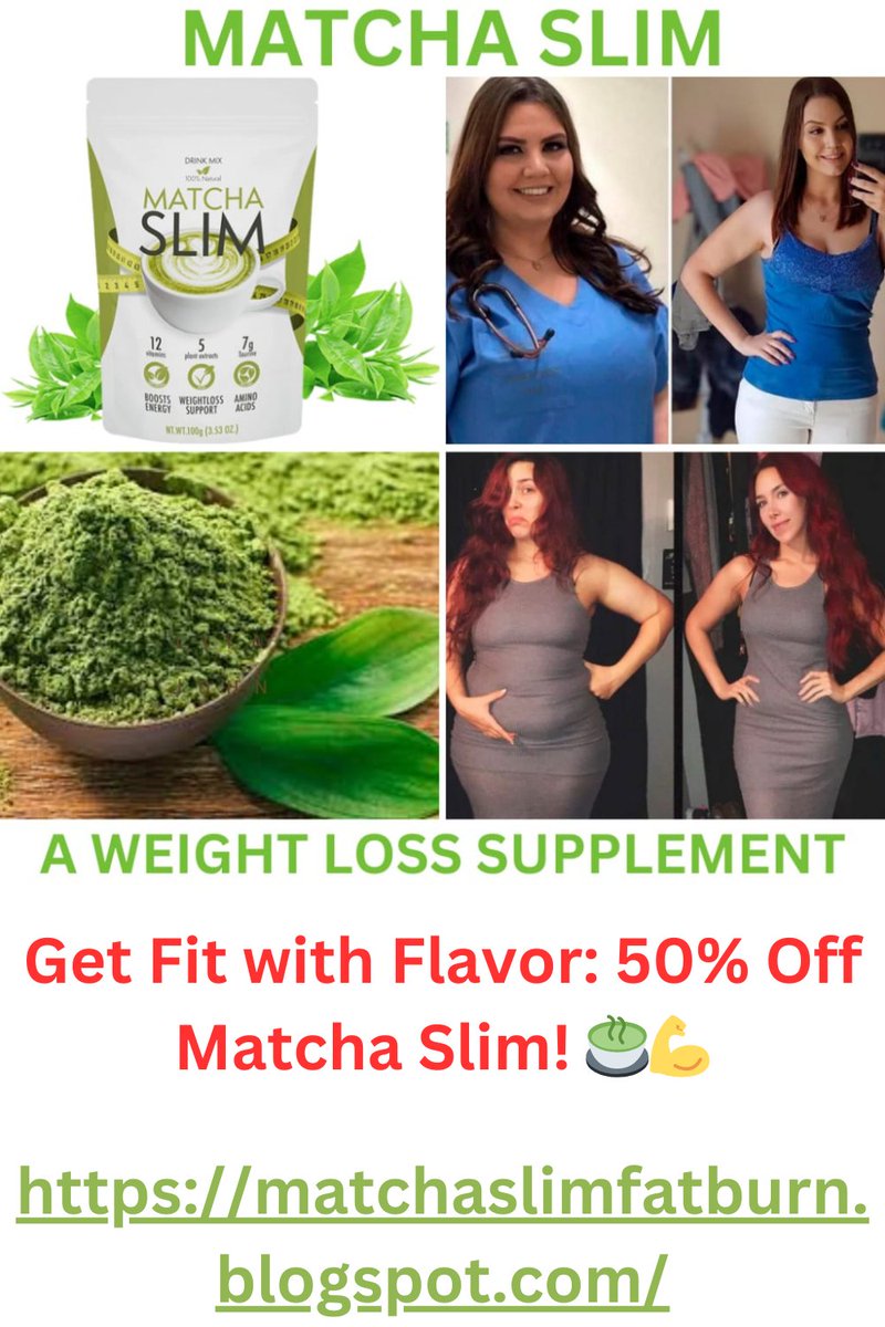 Get Your Matcha Slim Today and Enjoy a Whopping 50% Discount! 🍵✨ Limited Time Offer! #MatchaSlim #HealthDeal #LimitedTimeOffer
