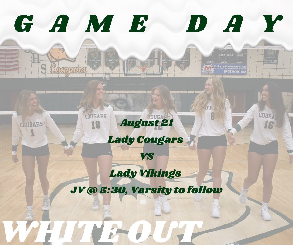 PatrickCountyVB's tweet photo. First game of the season is here and it is a White Out! We play North Stokes at home.  JV at 5:30, Varsity follows.
Our 5 seniors are pictured below.  Each has been with our program since the 7th grade. Bryley Pike, Lauren Fulcher, Audrey Young, Marissa Bentley and Madi Heath. https://t.co/3R4UFBQppS
