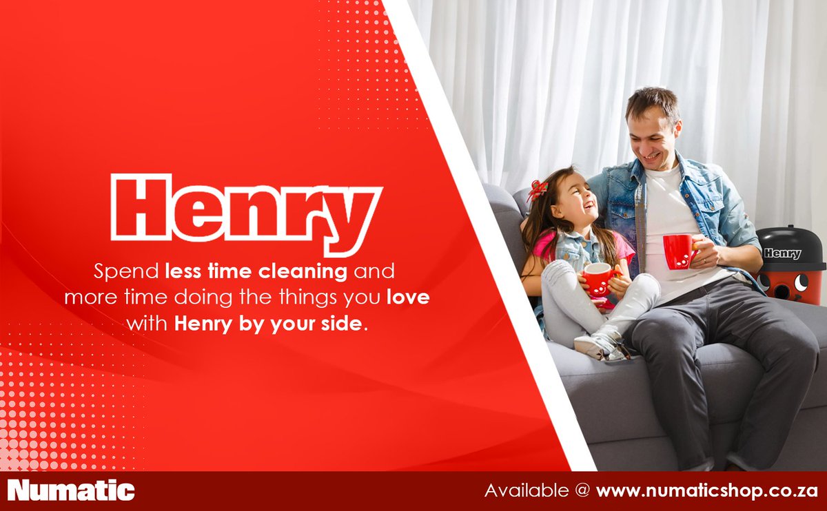 NumaticIntSA's tweet photo. #Henry #NumaticCleaningSolutions #HenryVacuum #NumaticHenry #CleanWithHenry #NumaticCleaning #EffectiveCleaning #Cleaning #Numatic #NumaticSA https://t.co/ZXFQ6W90tH