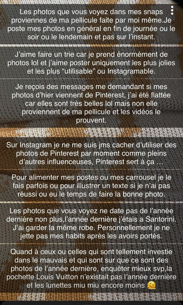 LZelque's tweet photo. A partager, on sait jamais...
Elle mériterait qu'une personne fasse un thread de toutes les photos volées et identifie les auteurs qui lui colleront un procès, prise la main dans le sac elle ose nier avec arrogance.
#millajasmine #influvoleurs #printerest https://t.co/B1Tfl8tfpH