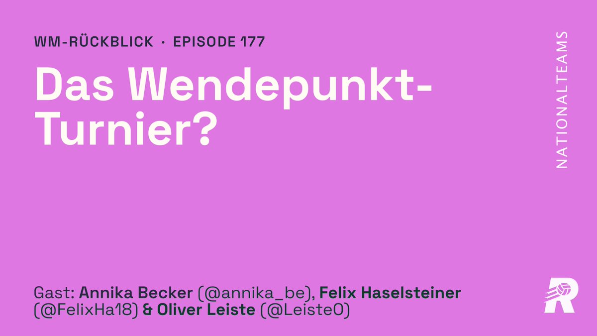 Rasenfunk (@rasenfunk) on Twitter photo Hohe Leistungsdichte, junge Talente, einige Abschiede, Besucherrekorde und tolle Spiele. All das war die WM 2023. Aber auch: Missstände, FIFA-Selbstbeweihräucherung und Eurozentristik. Was sollte bleiben?
@annika_be, <a href="/LeisteO/">Oliver Leiste</a> und <a href="/FelixHa18/">Felix Haselsteiner</a> diskutieren: rasenfunk.de/nationalteams/… Hohe Leistungsdichte, junge Talente, einige Abschiede, Besucherrekorde und tolle Spiele. All das war die WM 2023. Aber auch: Missstände, FIFA-Selbstbeweihräucherung und Eurozentristik. Was sollte bleiben?
@annika_be, <a href="/LeisteO/">Oliver Leiste</a> und <a href="/FelixHa18/">Felix Haselsteiner</a> diskutieren: rasenfunk.de/nationalteams/…