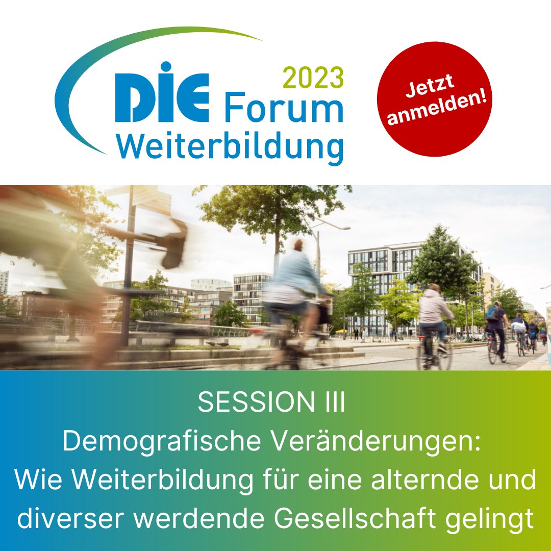 Wie kann #Weiterbildung den sozialen #Zusammenhalt  unterstützen, das Bewusstsein für #Diversität fördern und sozial-integrative Kompetenzen stärken? Diskutieren Sie mit uns auf dem DIE-Forum Weiterbildung am 4. &amp; 5. Dezember in #Bonn! Jetzt anmelden unter t1p.de/885mk