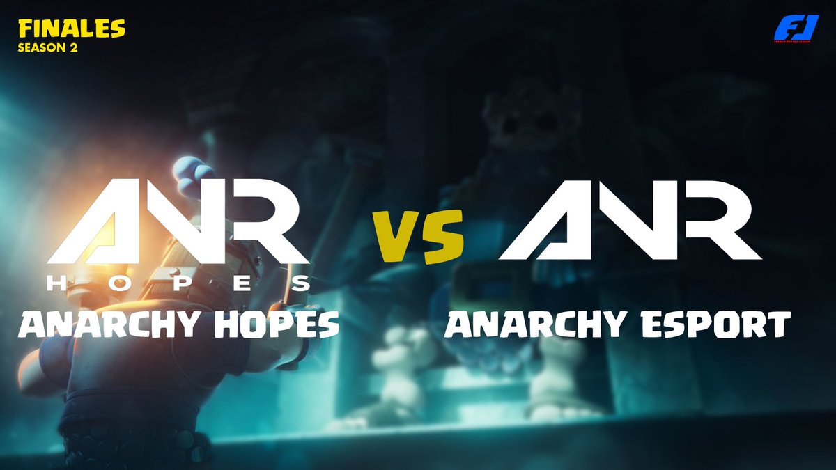 🚨| L'heure de la finale à sonné ! 

<a href="/ANR_eSport/">Anarchy eSport</a> 🆚ANR Hopes 

Quel roster finira sur la plus haute marche ? 

Réponse ce soir ! 

Donner nous votre gagnant ⬇️!
