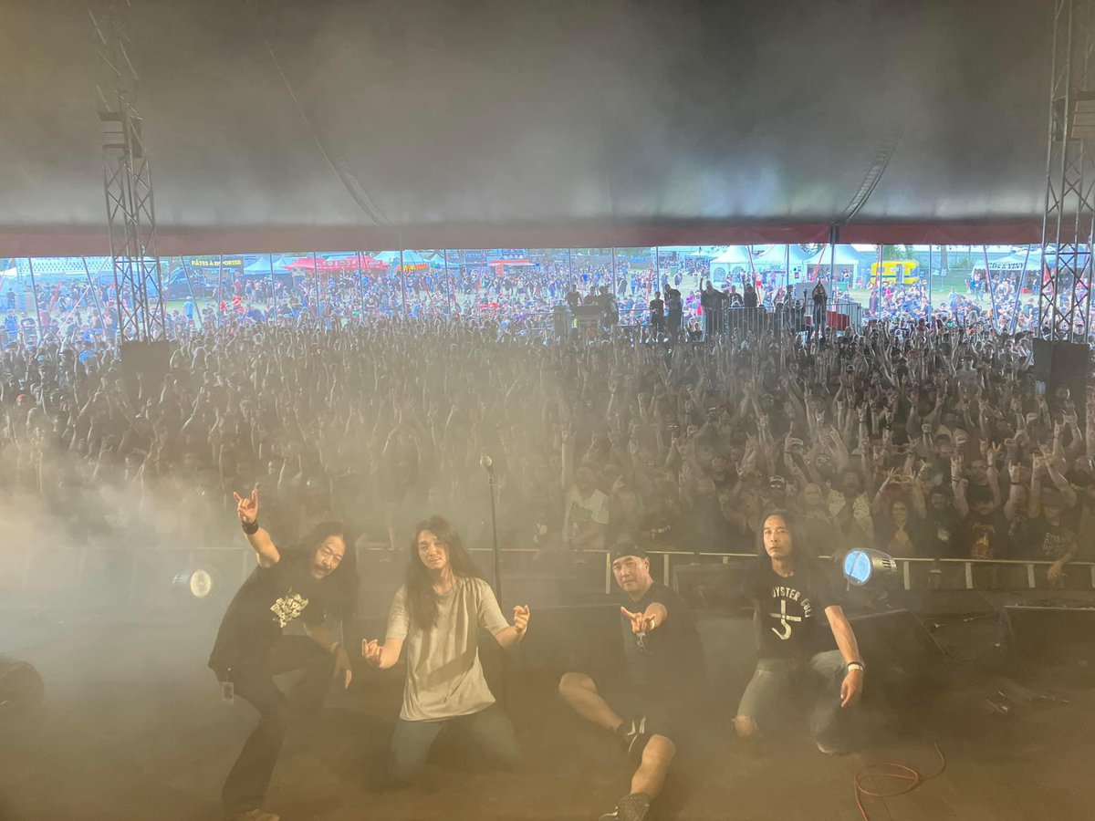 Tour finish! @ Motocultor festival, France