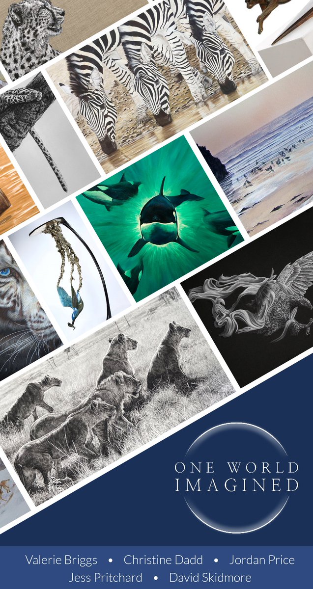 A new exhibition opens tomorrow in the Atrium of the Education Centre.

ONE WORLD IMAGINED
From 22nd August - 3rd September

The collective's 5 members, Valerie Briggs, Christine Dadd, Jess Pritchard, Jordon Price and David Skidmore are all inspired by the natural world.