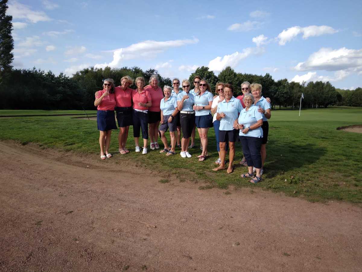 Last match of the season @ElshamGolfClub A (Orange) won a closely contested match against @ElshamGolfClub B (Blue). Both teams retain their position in Division 1 of the Lincs league for next season #Golf