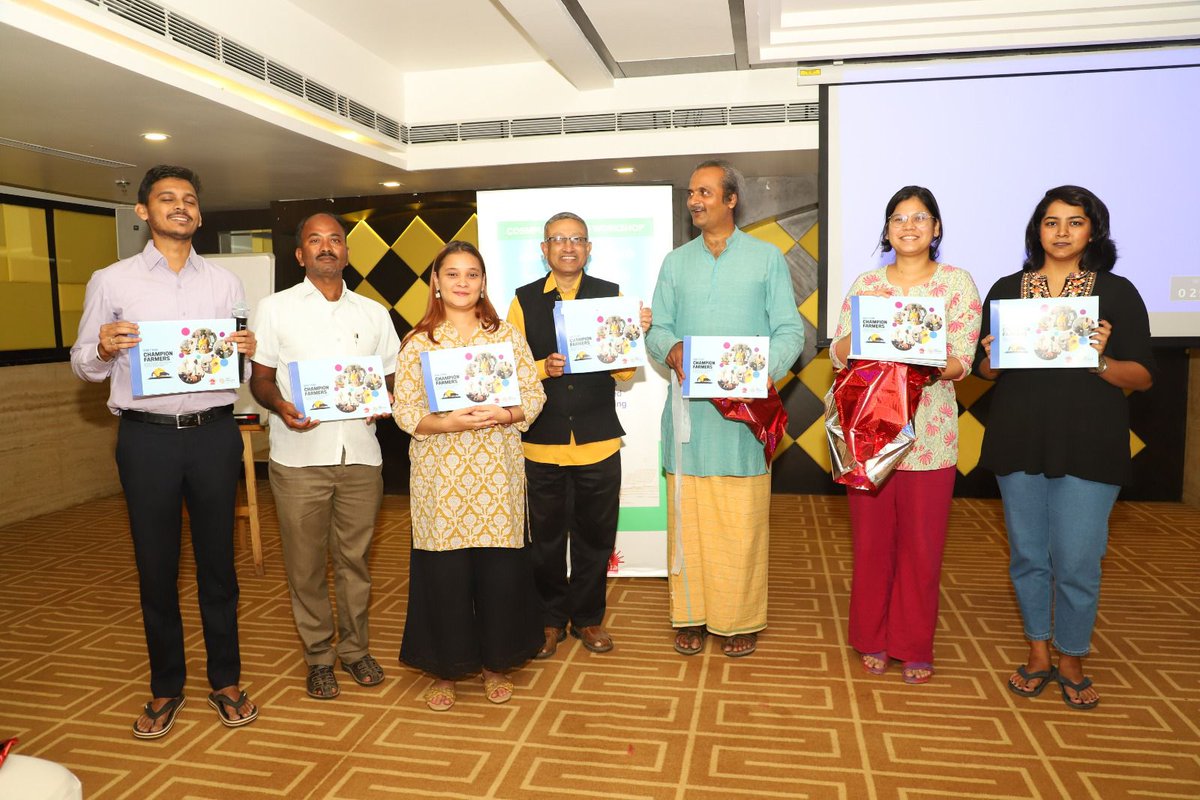 SELCOFoundation's tweet photo. SELCO Foundation with its partners The Working Group of Millets - RRA Network and Sahaja Samrudha conducted a workshop series for leaders and pioneers in the Millet Ecosystem in collaboration with SKDRDP and DRE Champion Entrepreneur BIBI Jaan SHG. #LetsMillet #ClimateResilience https://t.co/XxozV9xnKp