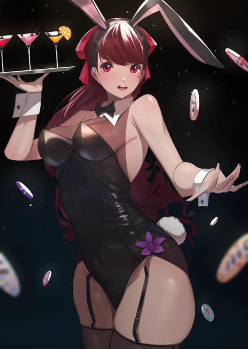 バニーの日なので前に描いた芳澤です #バニーの日