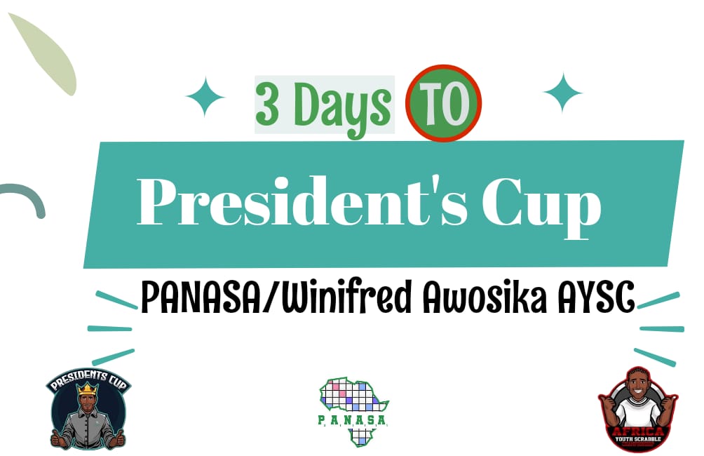 PANASAScrabble's tweet photo. Africa, we draw closer to the maiden President's Cup and PANASA/Winifred Awosika Foundation African Youth Scrabble Championship.
#RoadtoLagos #PANASA #Scrabble #ScrabbleinAfrica #WinifredAwosika #AYSC2023 #PresidentsCup2023 https://t.co/uOgexvuaOZ
