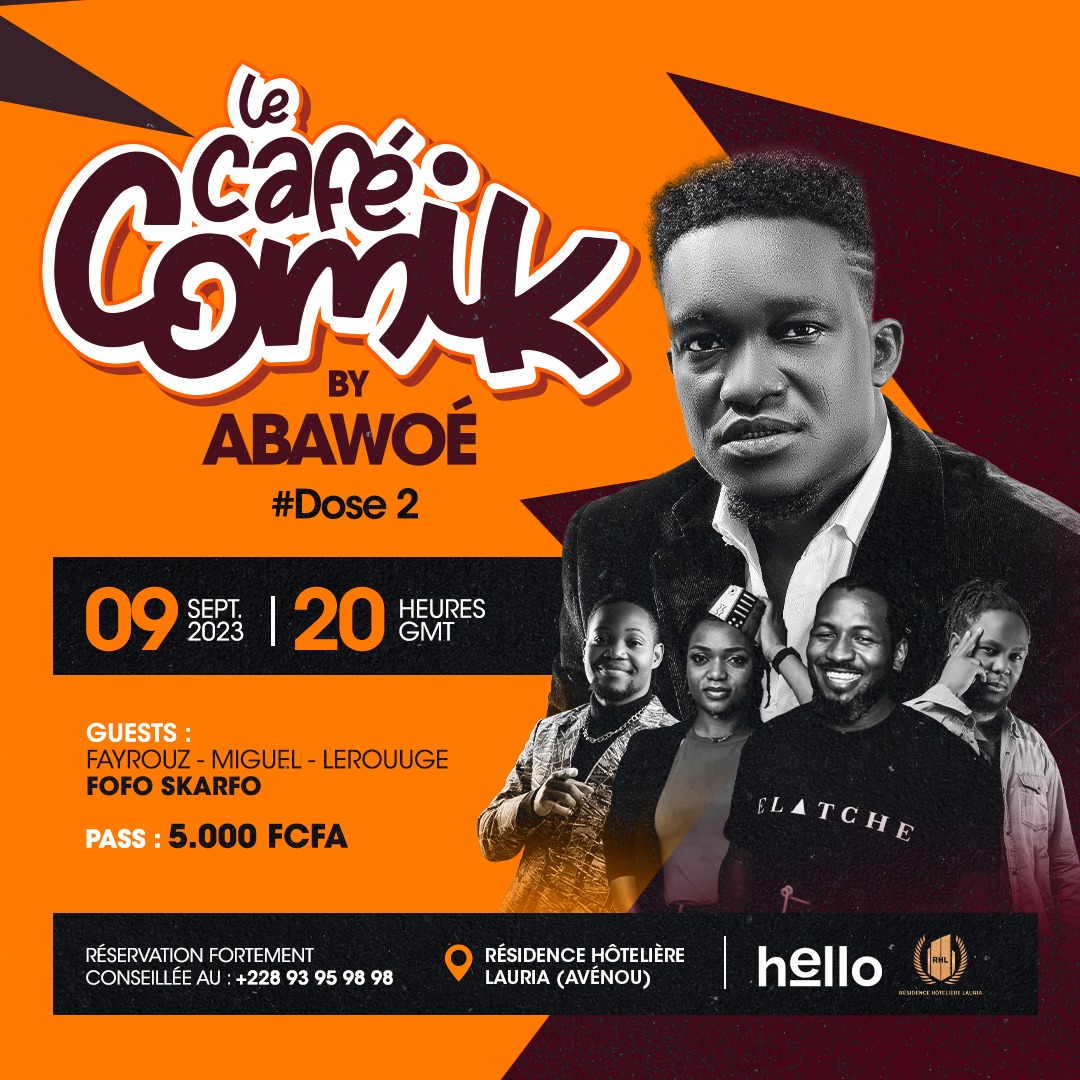 ProfABAWOE's tweet photo. On dit souvent qu'on ne marche pas sur un pied ( beau prétexte pour boire un deuxième verre 😅 ) 
 On vous a servi la dose 1 , vous avez kiffé, on enchaîne avec la 2.
Le café comik by Abawoé dose 2 sera pur.

#Abawoé #CafeComikByAbawoé #Humour #Standup #ComedyClub #HelloInvest https://t.co/e0bnPuw51P