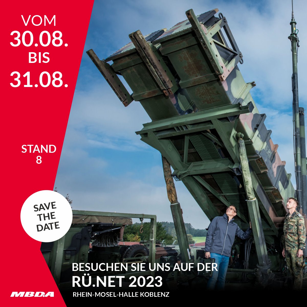 MBDADeutschland's tweet image. Spannender Experten Vortrag zum Thema »Bodengebundene #Luftverteidigung im Wandel« am Mittwoch um 15:00 Uhr auf der #RÜNET.