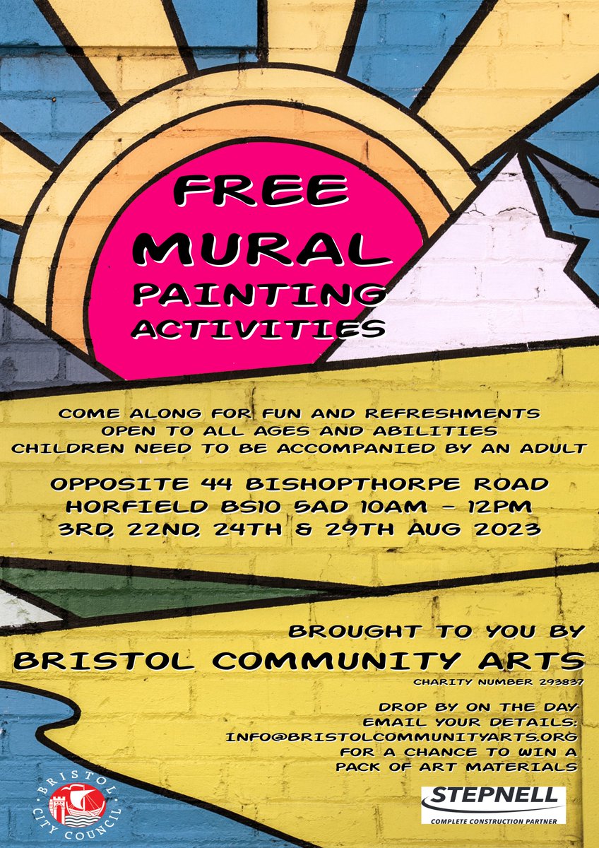 FREE arts activities for Bristol families and carers.