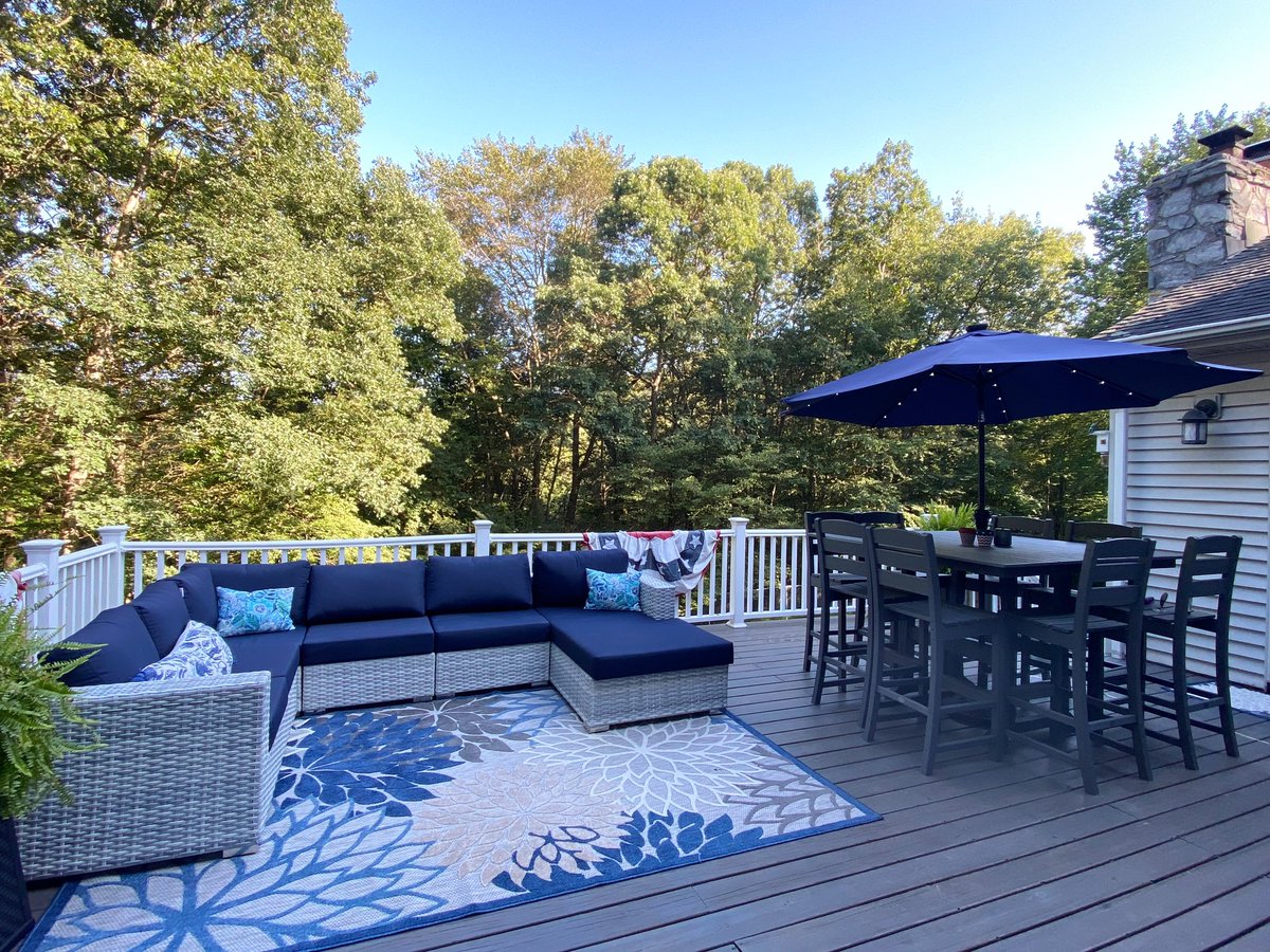 PelicanShops's tweet photo. 😎The Weekend Doesn’t Have To End, With An Outdoor Space Like This!✔️
✨”We Absolutely Love The Patio Furniture We Purchased This Summer.” 
🤍Big Thanks To Laura from our M.P. Shop for Sharing Your Purchases with us! @POLYWOOD #patio #patiofurniture #backyardbliss @PelicanShops https://t.co/i9LPHyhJkT