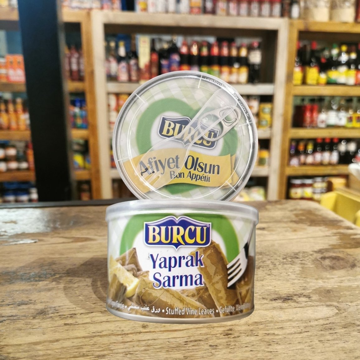 Burcu Stuffed Grape Leaves, also known as Yaprak Sarma, are ready-to-eat stuffed vine leaves. Ideal as an appetiser, a main dish, as part of an antipasti platter or simply as a wonderful impromptu snack! (comes with a fork) Available @EnglishMarket & mrbells.ie
