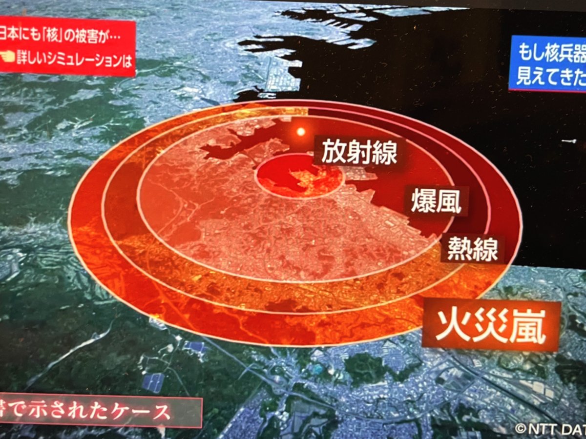 tomtomtom2011's tweet photo. いや普通にこの核攻撃シミュレーション図が、横須賀だったよね
やめて😨

#核戦争シミュレーション
#クロ現 https://t.co/Z0d9h0jZNu