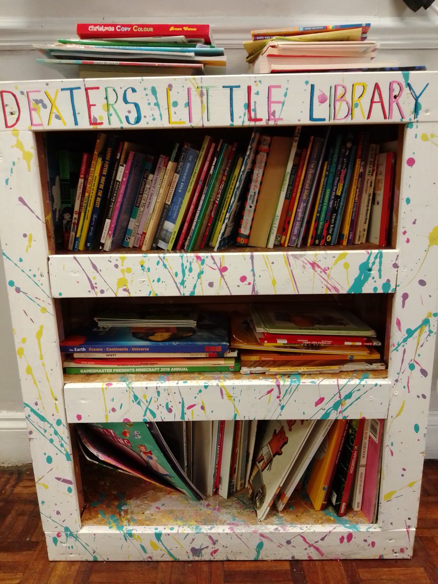 If your kid are getting bored during the holiday come have a look at  <a href="/BeMoreDexter/">Be More Dexter</a> 's Dexter's Little Library at the <a href="/Whitley_CDA/">Whitley CDA</a>  cafe. Also a selection of books for the grown ups.