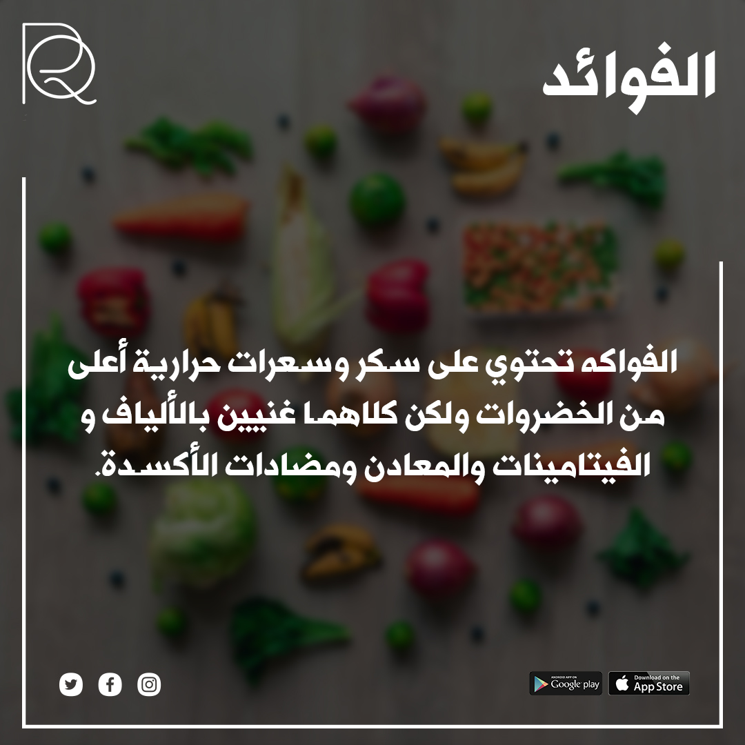 هل أنتم من عشاق الاطعمة النباتية والتغذية الصحية؟ اكتبوا لنا في التعليقات عن الفواكه والخضار المفضلة لديكم وكيف تدمجونها في وجباتكم اليومية.
#رناد_القرشي
