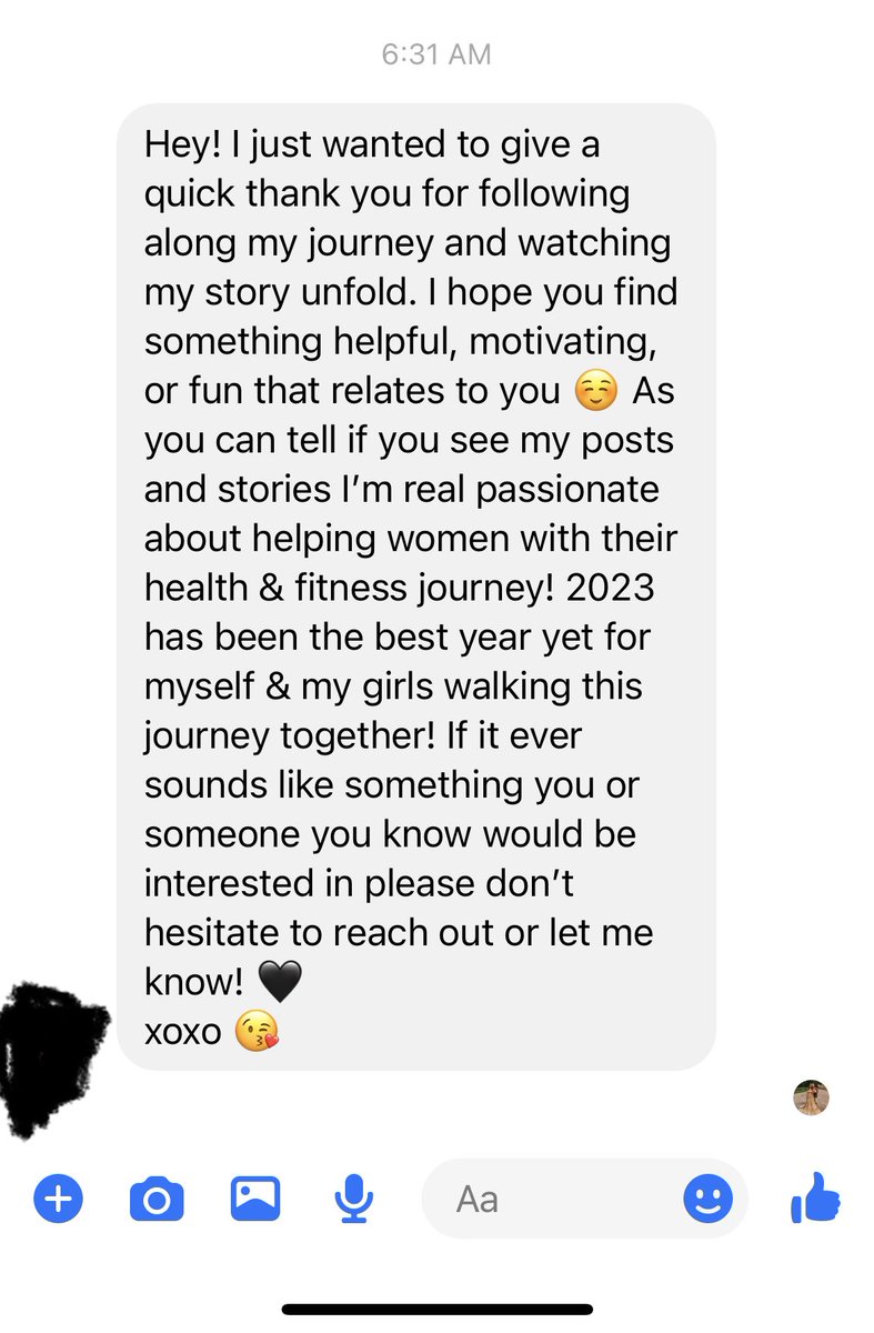 It’s wedding week. Don’t message me about your stupid MLM fitness shit🙃

If you do this stuff, know your damn audience before you message them🤦🏼‍♀️