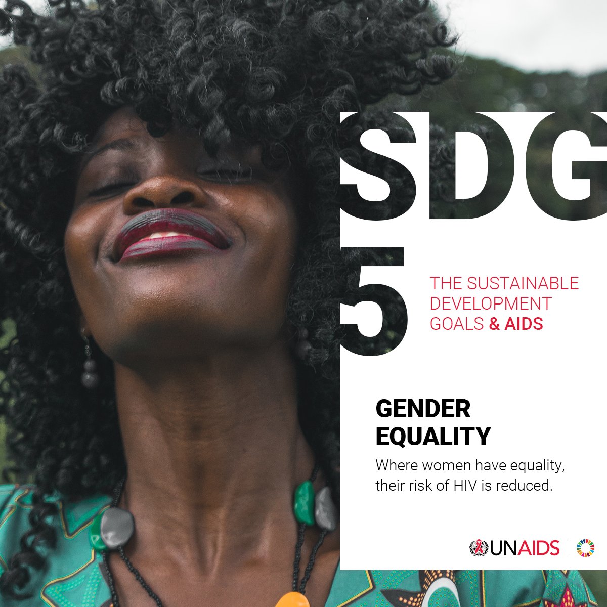 Gender inequality & discrimination undermine the progress of the #HIV response. Let’s #EndInequalities for a free #AIDS generation.

Achieving gender equality, empowering women & addressing #SRHR issues faced by women & girls are crucial to achieving #SDG5 & #endingAIDS.