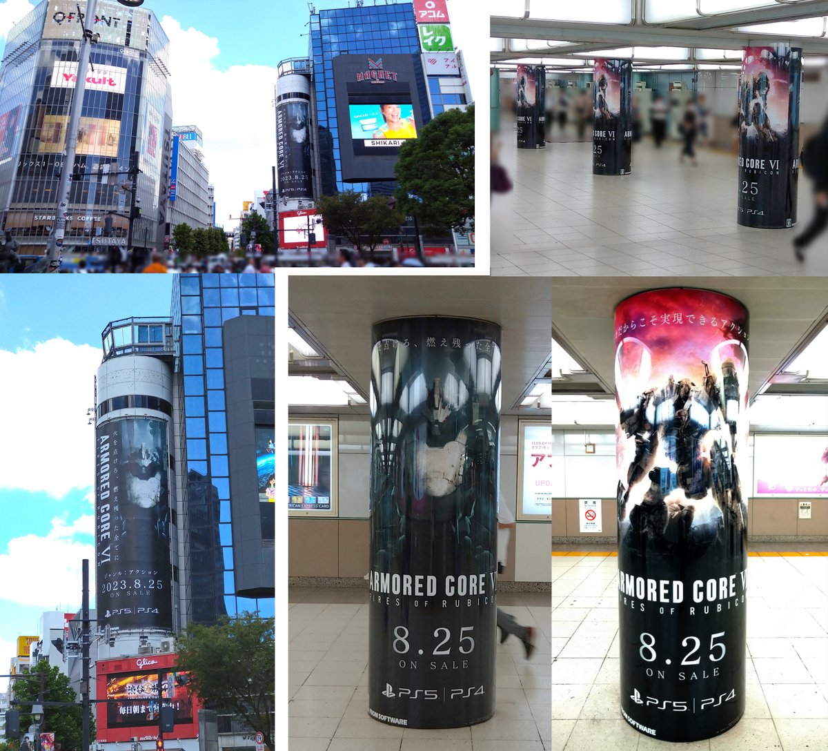 senden_ogu's tweet photo. 渋谷スクランブル交差点、池袋アゼリアロードにて。
#ARMOREDCORE #ACVI https://t.co/QwWOjr3NQJ