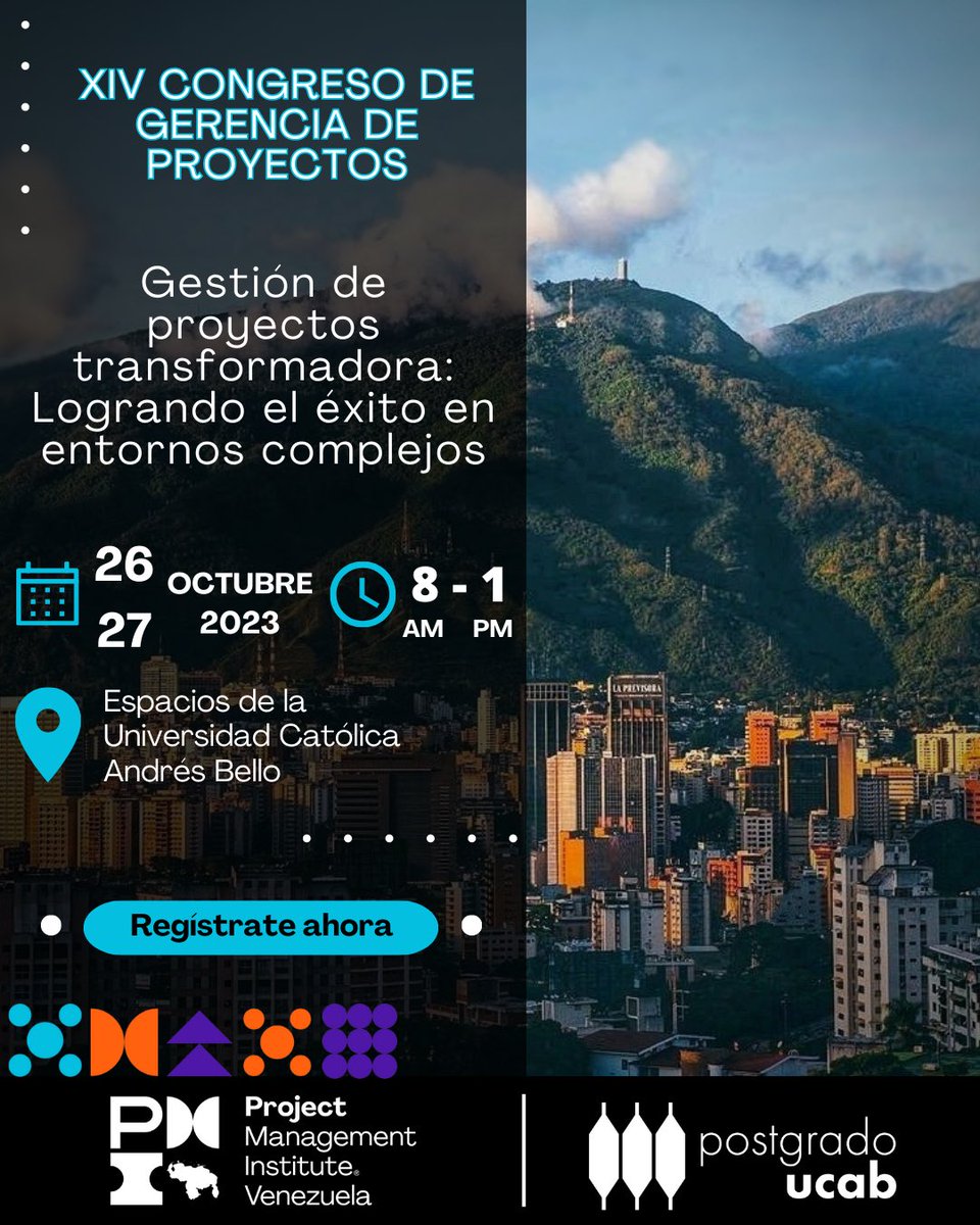 En la actualidad las organizaciones y personas que están teniendo éxito son aquellas que se adaptan rápidamente a los cambios, a las nuevas oportunidades y desafíos.

Información y registro: pmivenezuela.org/events/xiv-con…