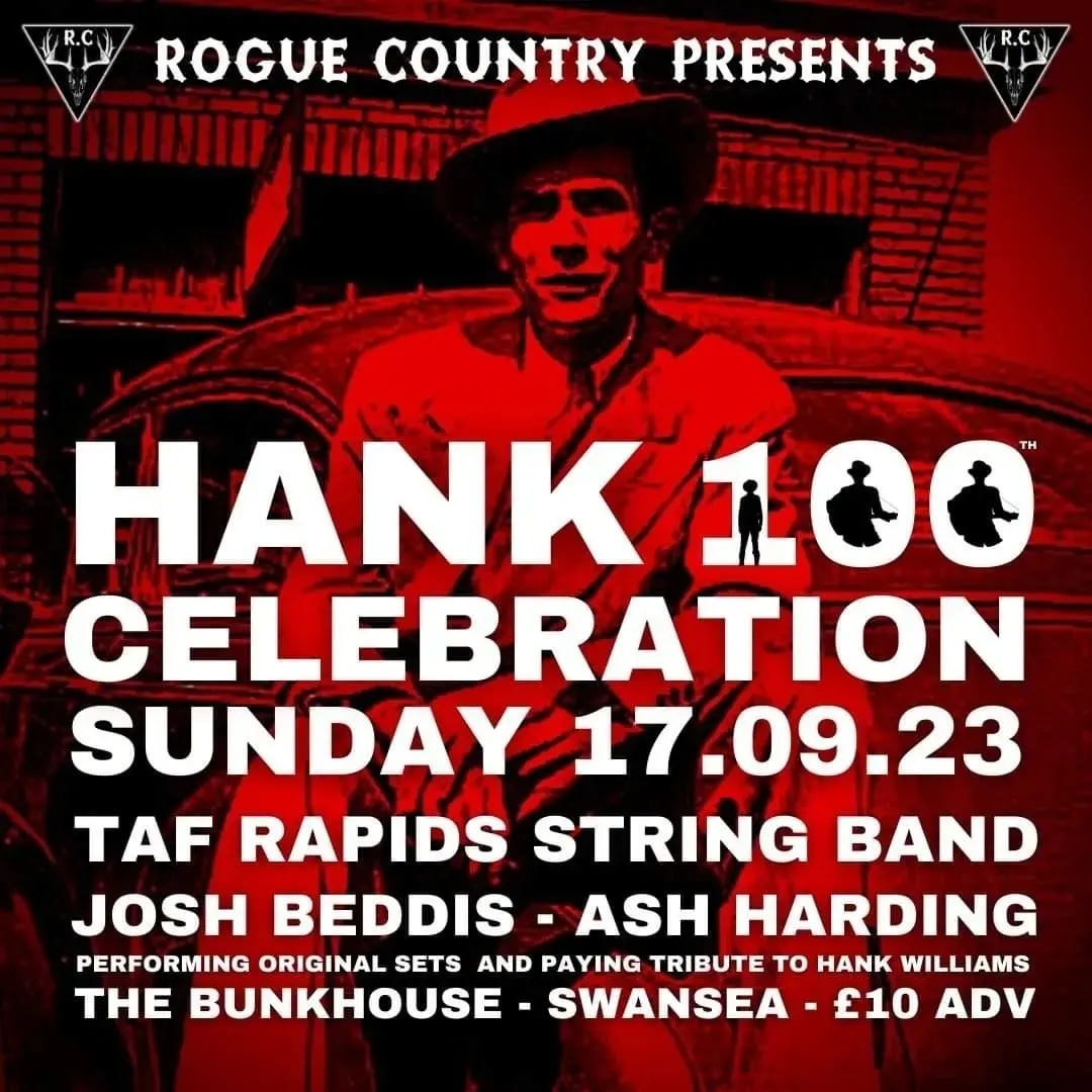 Headed back to the @bunkhouseswansea on the 17th of September to celebrate the life and legacy of hank Williams. This is a killer Welsh lineup. 

skiddle.com/whats-on/Swans…

#welshgigs #walesmusicscene #wales #swansea #southwalesmusicscene #countrymusic #bluegrass