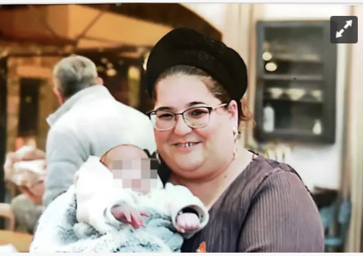 MichalSabra's tweet photo. This morning a #Palestinian terrorist woke up thinking he would “free palestine”by executing a 40 yo #Israeli mother of three in front of her 6 year daughter. Her name was #BatShevaNagara and he killed her because she was Jewish. May her memory forever be a blessing. https://t.co/JjxZZAkihX